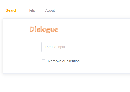 Dialogue