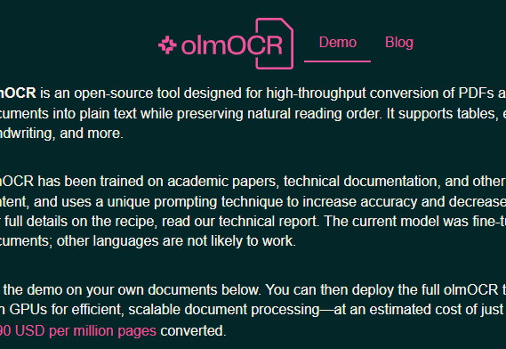 OLMOCR