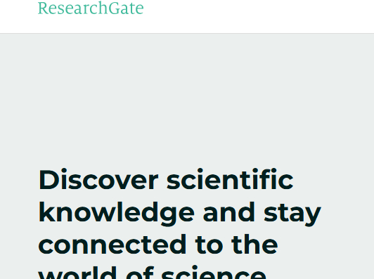 ResearchGate(研究之门)